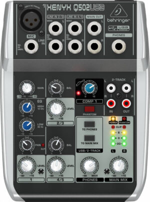 Ремонт BEHRINGER Q502USB - 5 КАНАЛОВ, ВСТР. USB, 2-Х
