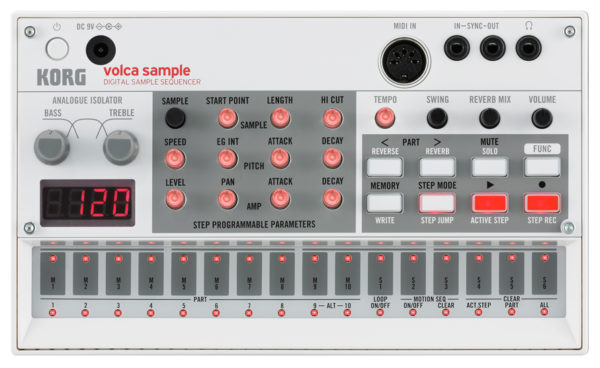 Ремонт синтезатора KORG VOLCA SAMPLE