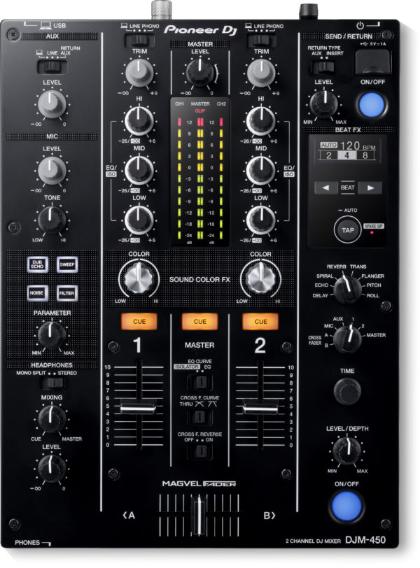 Ремонт микшера PIONEER DJM 450