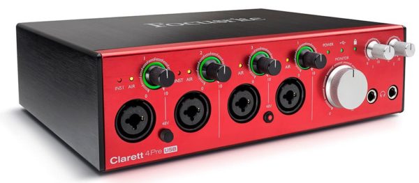 Ремонт звуковой карты FOCUSRITE CLARETT 4PRE USB