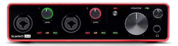 Ремонт звуковой карты FOCUSRITE SCARLETT 4I4 3RD GEN