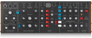 Behringer Legendary Analogue Synthesizer with 3 VCOs/Ladder Filters/LFO and Euro Rack Format (Model D)