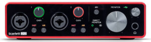 Ремонт звуковыx карт FOCUSRITE Scarlett 2 i 2 3 rd Gen