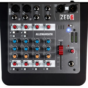 Ремонт микшерныx пультов Allen&Heath ZED 6