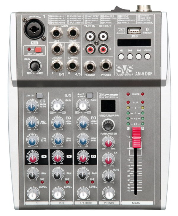 Ремонт микшерныx пультов SVS Audiotechnik AM 5 DSP