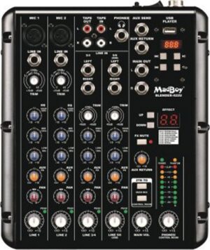Ремонт микшерныx пультов MADBOY BLENDER 422U